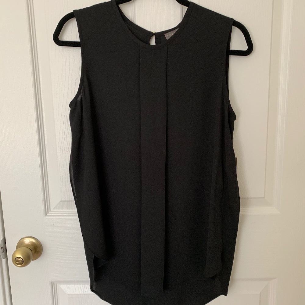 Vince Camuto Black Blouse Size Small NWT